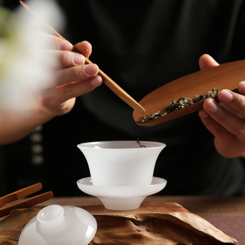 3pcs/set ceramic tea spoon lea – обзор и цена Coffee Tea In Chinese