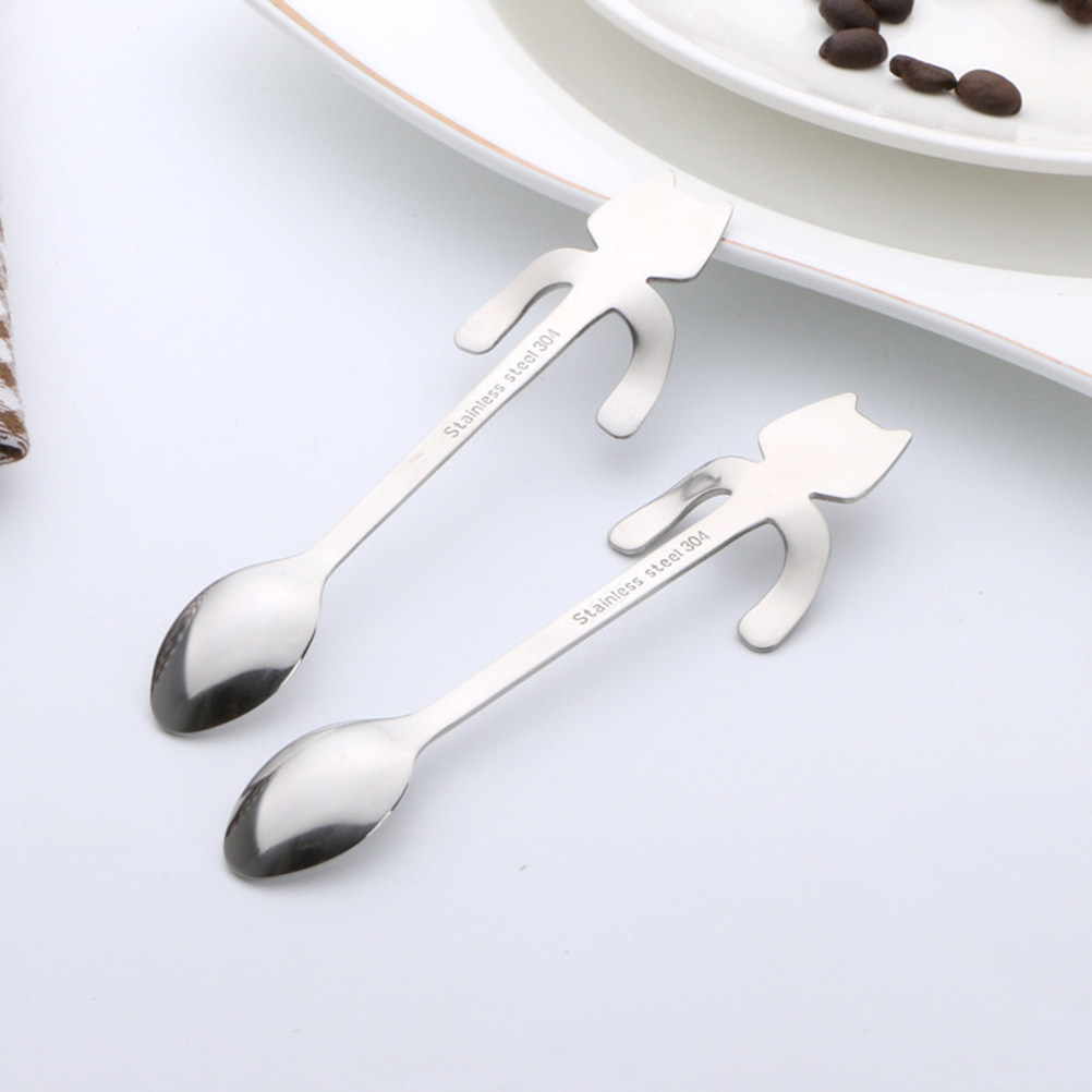Hanging Cartoon Cat Spoon 304  – обзор и цена Tea Coffee Utensils