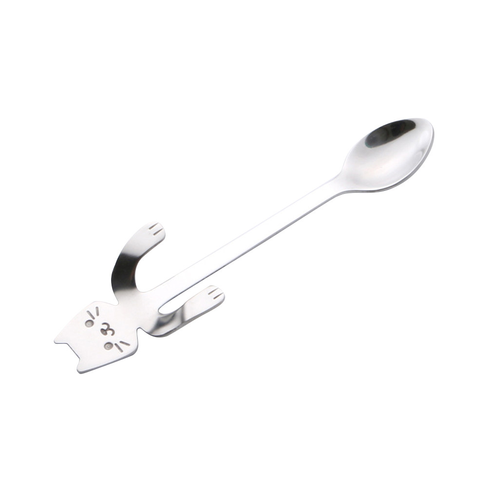 Hanging Cartoon Cat Spoon 304  – обзор и цена Tea Coffee Utensils