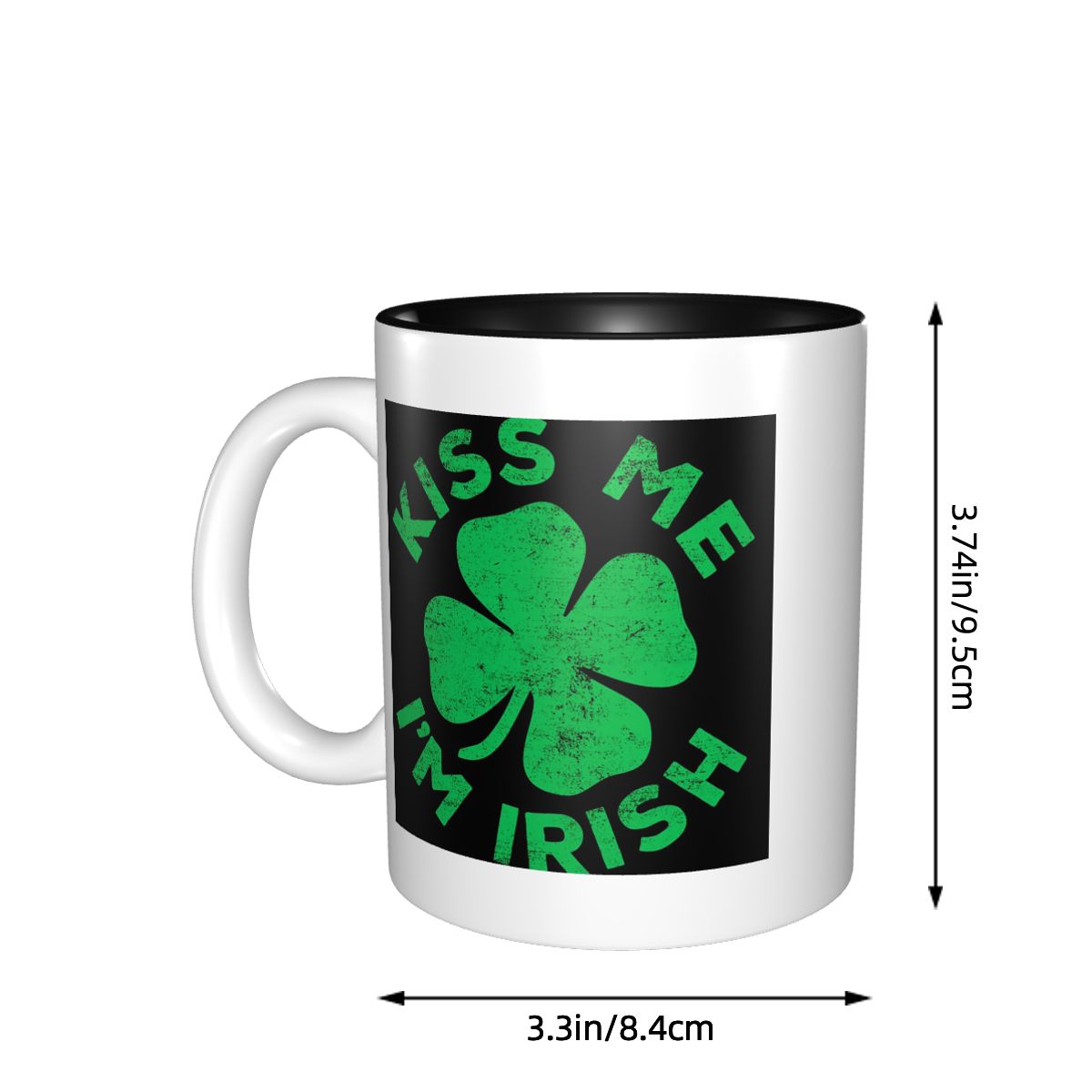 Kiss Me I'm Irish Mug Funny Ce – обзор и цена Coffee Tea With Me