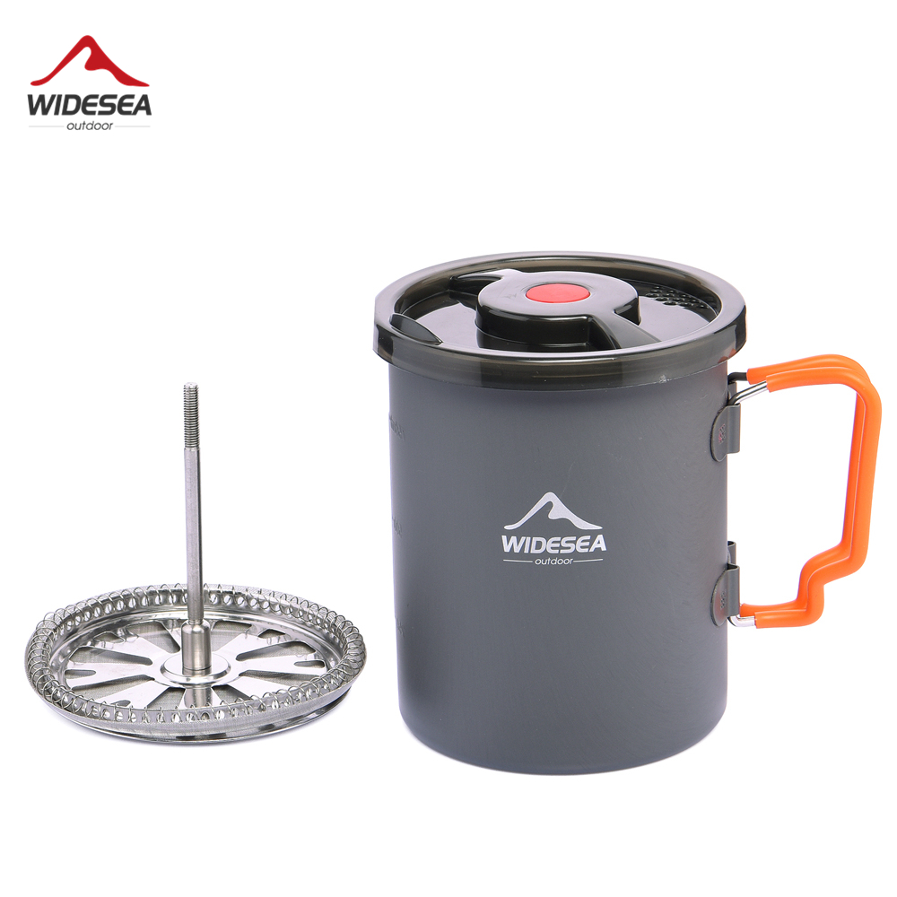 Widesea Camping Coffee Pot wit – обзор и цена French Press Glass