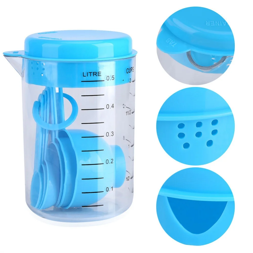 7 Pieces / Set Plastic Measuri – обзор и цена Tea Coffee Utensils