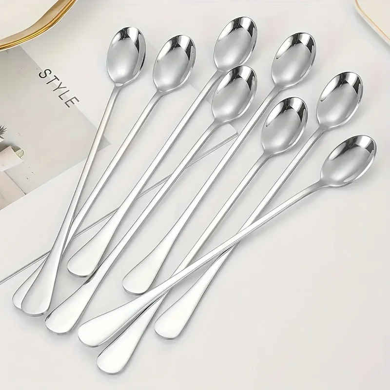 Stainless Steel 1/10pcs Long H – обзор и цена Tea Coffee Utensils