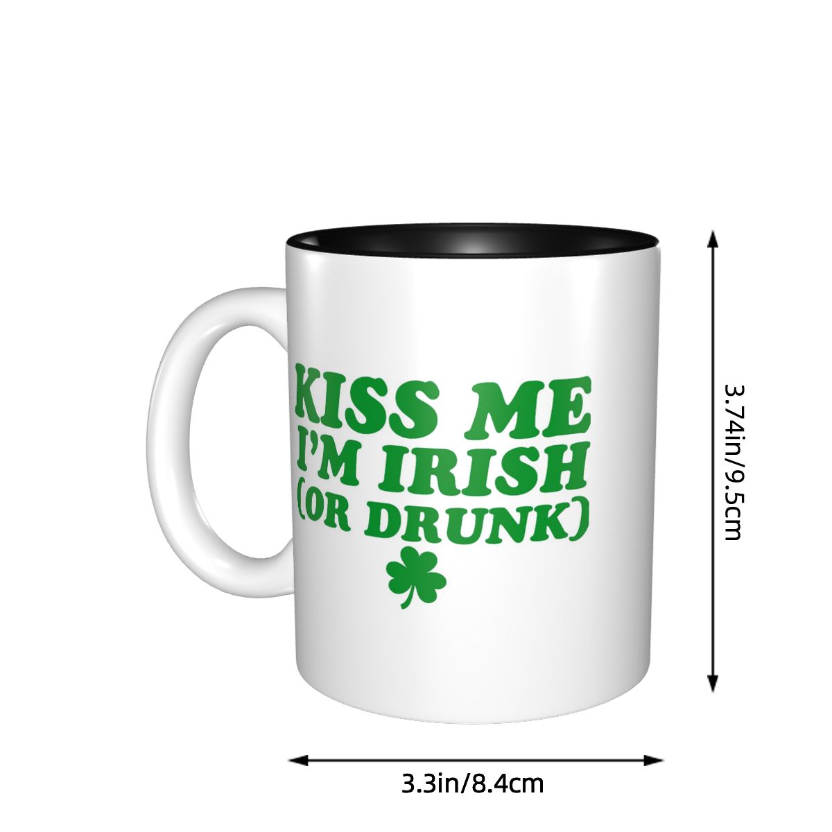 Kiss Me I'm Irish Mug Funny Ce – обзор и цена Coffee Tea With Me