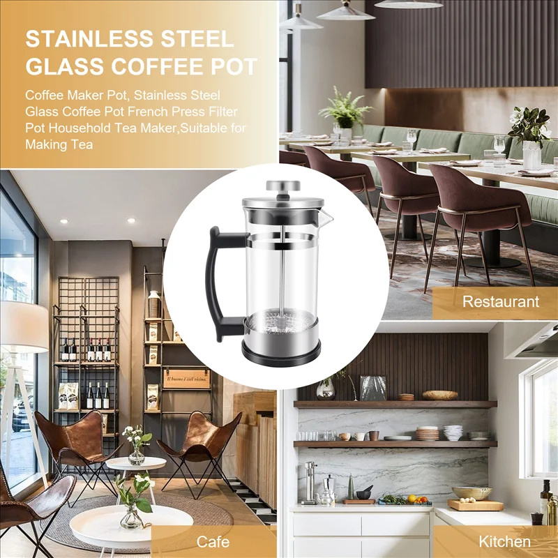 Coffee French Press Pot With F – обзор и цена French Press Glass