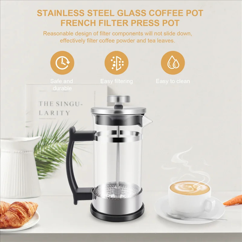 Coffee French Press Pot With F – обзор и цена French Press Glass