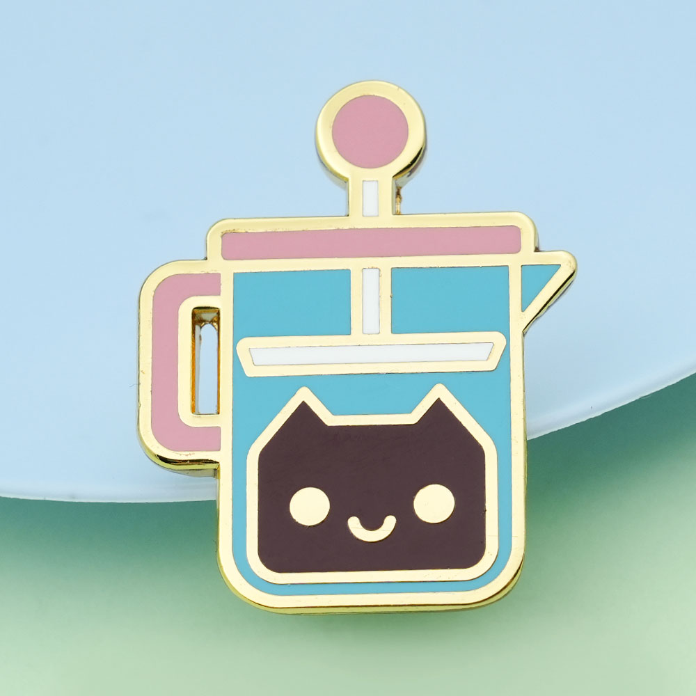 French Press Coffee Cat Brooch – обзор и цена French Press Glass
