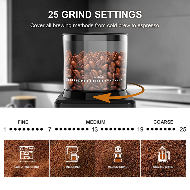 Coffee Grinder Automatic Elect – обзор и цена French Press Glass