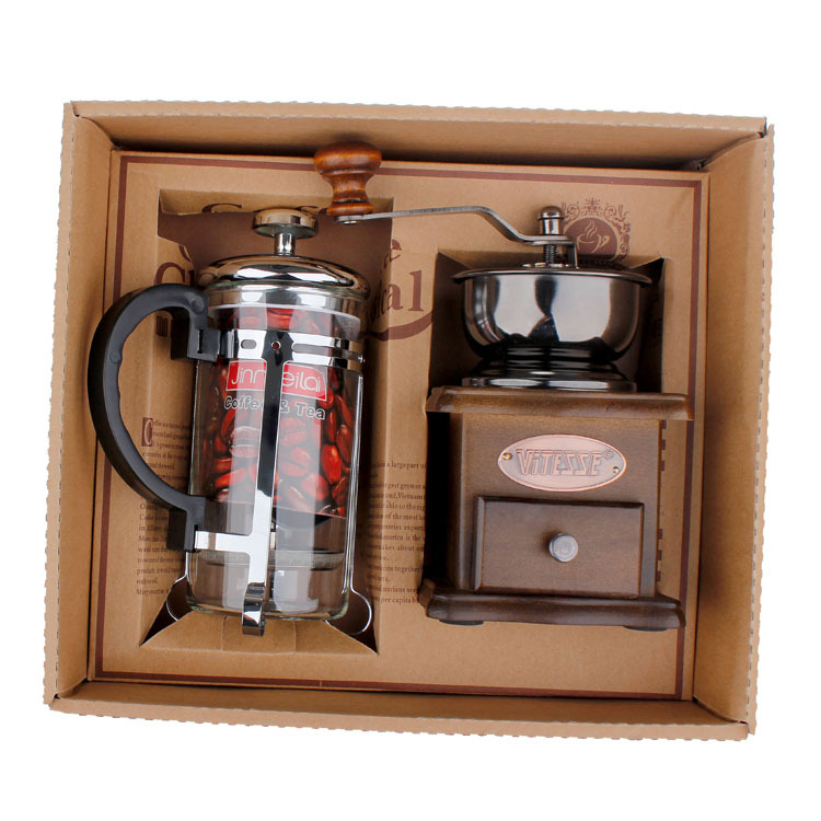 Coffee Pot Coffee Grinder Set  – обзор и цена French Press Glass