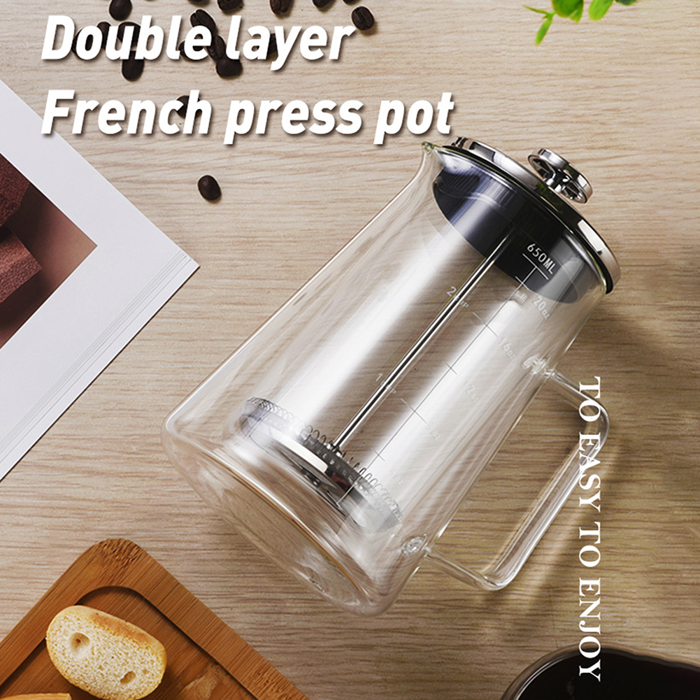 Double Layers French Press Pot – обзор и цена French Press Glass