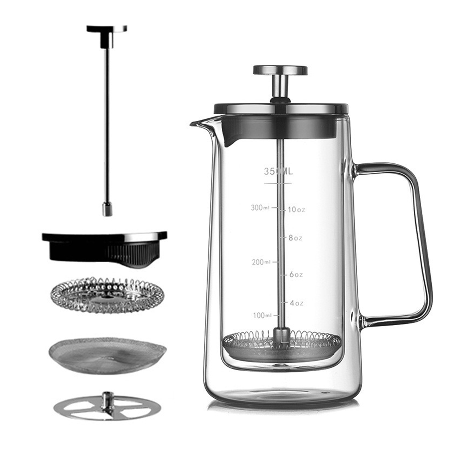 Double Layers French Press Pot – обзор и цена French Press Glass