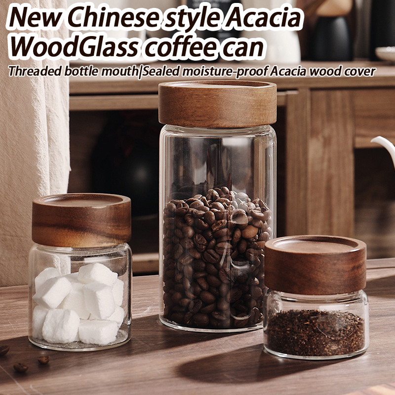 Glass Sealed Storage Jar With  – обзор и цена Coffee Tea Beans