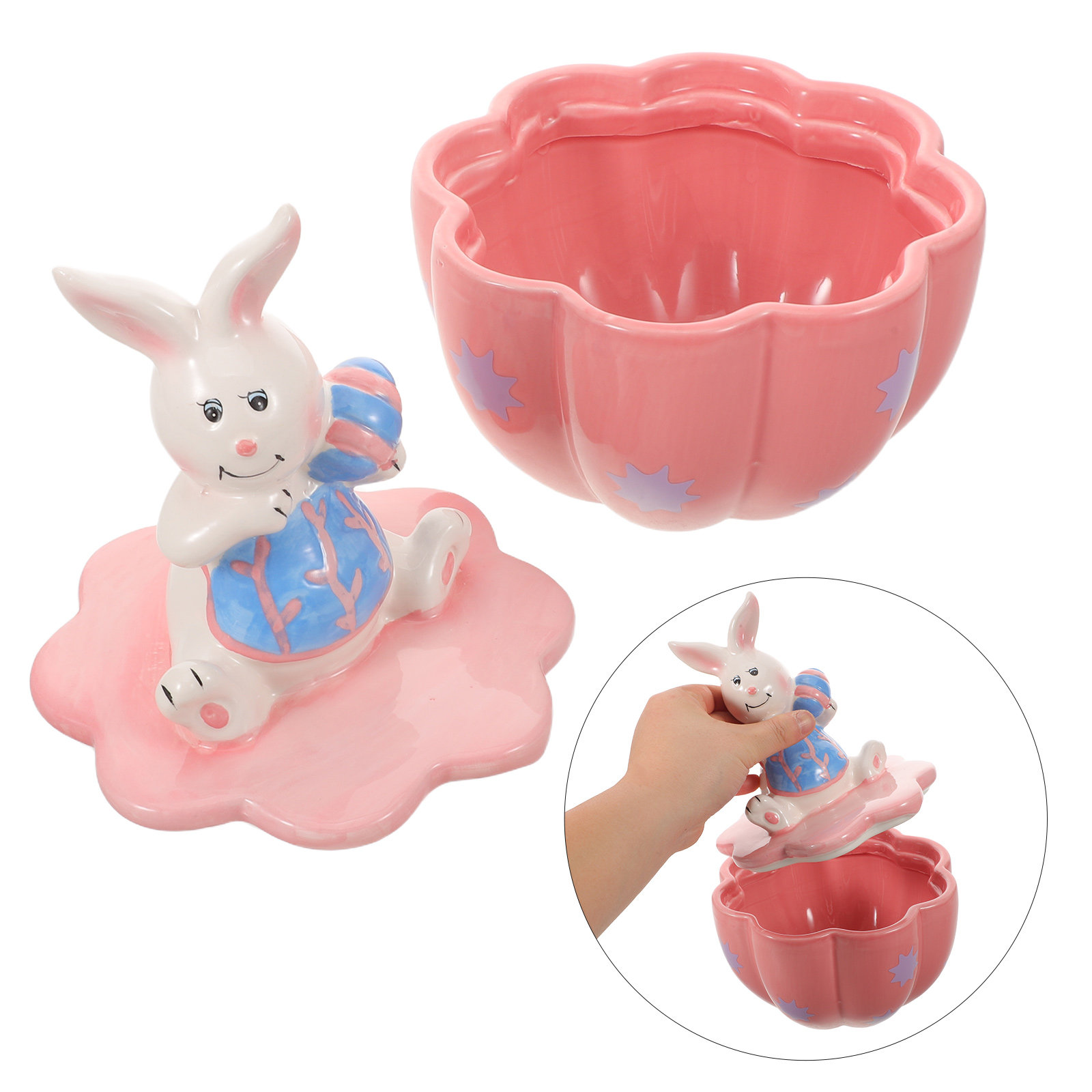 Easter Bunny Ceramic Canister  – обзор и цена Coffee Tea Beans